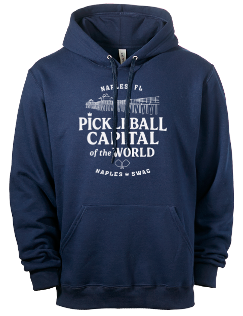 Naples FL Pickleball Eco Premium Unisex Hooded Sweatshirt | Swagsta