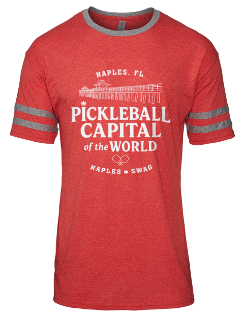 Naples FL Pickleball Men's Tri-Blend T-Shirt | Swagsta