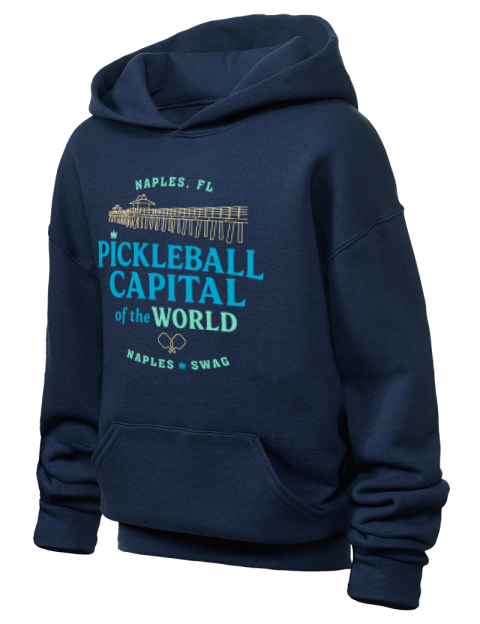 Naples Capital Pickleball Youth Hooded Sweatshirt | Swagsta