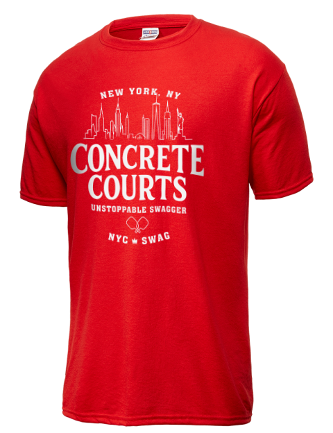 Concrete Courts NYC Pickleball Dri-Power Unisex T-Shirt | Swagsta