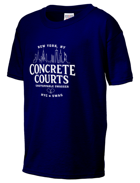 Concrete Courts NYC Pickleball Youth T-Shirt | Swagsta