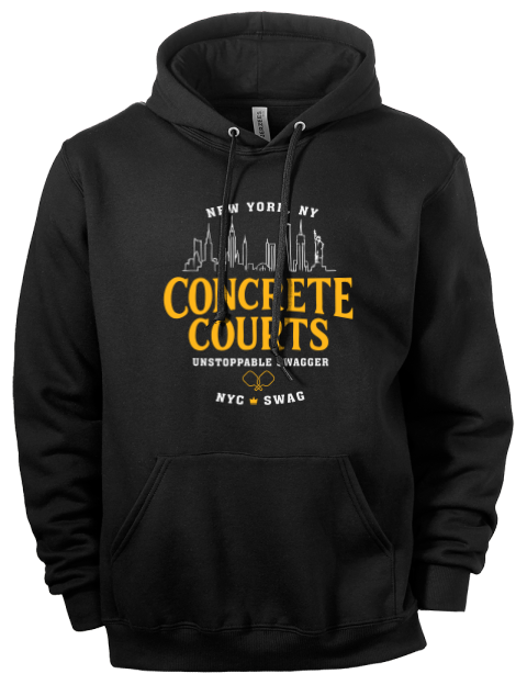 New York City Pickleball Eco Premium Unisex Hooded Sweatshirt | Swagsta