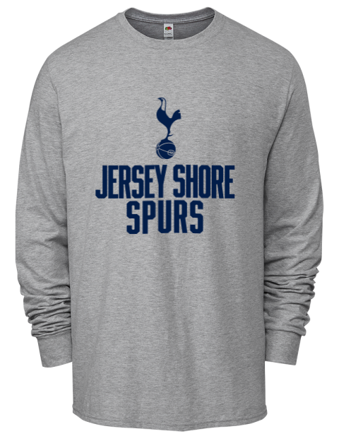 Stacked Jersey Shore Spurs Men's Long-Sleeve T-Shirt | Swagsta
