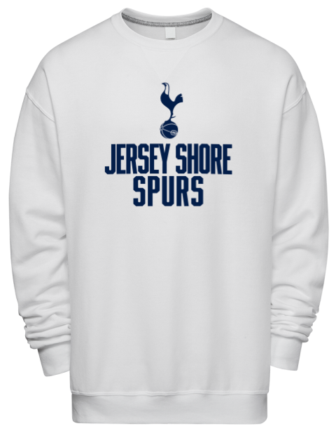 Stacked Jersey Shore Spurs Premium Unisex Crewneck Sweatshirt | Swagsta