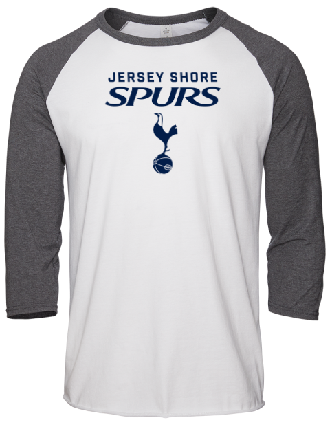 Classic Edition Jersey Shore Spurs Unisex Premium Three-Quarter Raglan T-Shirt | Swagsta