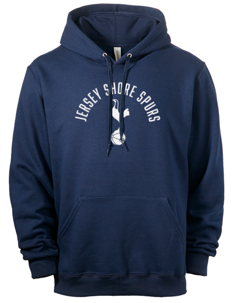 Arched Jersey Shore Spurs Eco Premium Unisex Hooded Sweatshirt | Swagsta