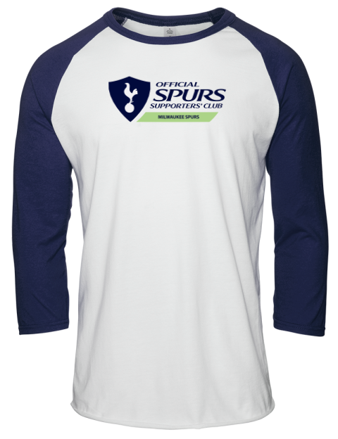 Official Milwaukee Spurs Unisex Premium Three-Quarter Raglan T-Shirt | Swagsta