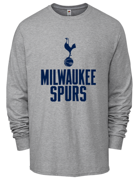 Stacked Milwaukee Spurs Men's Long-Sleeve T-Shirt | Swagsta
