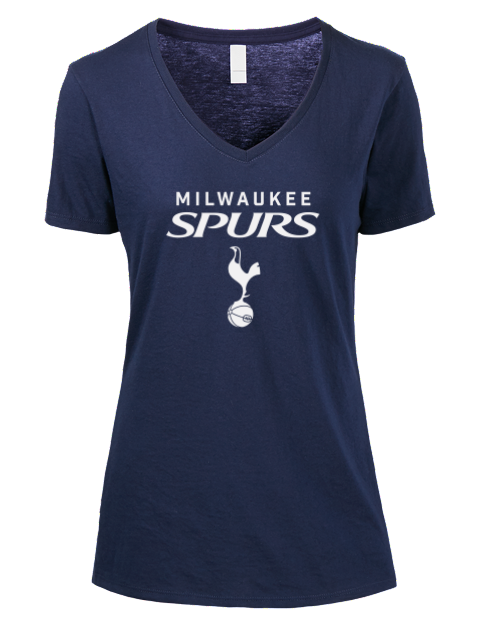Special Edition Milwaukee Spurs Premium Ladies V-Neck T-Shirt | Swagsta