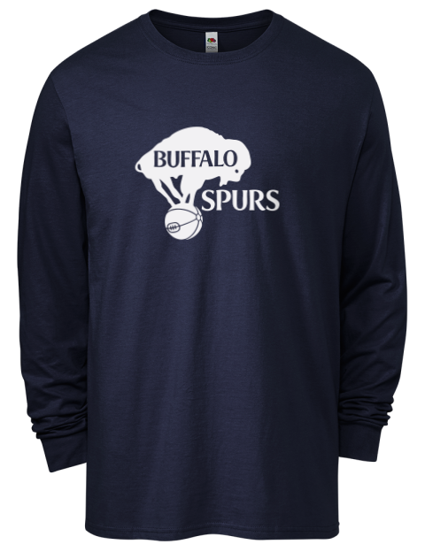 Club Design Buffalo Spurs Men's Long-Sleeve T-Shirt | Swagsta