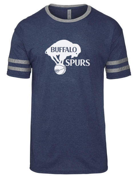 Club Design Buffalo Spurs Men's Tri-Blend T-Shirt | Swagsta