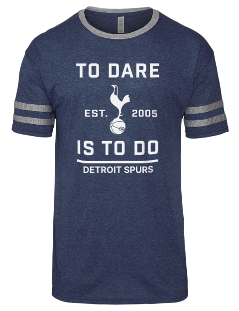 To Dare Is To Do Detroit Spurs Men's Tri-Blend T-Shirt | Swagsta