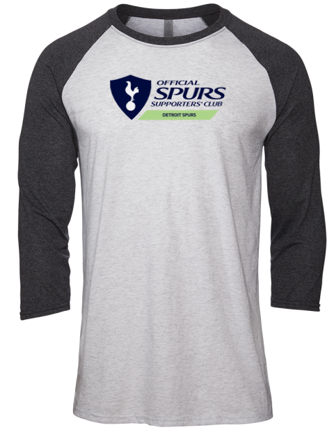 Official Detroit Spurs Unisex Premium Three-Quarter Raglan T-Shirt | Swagsta