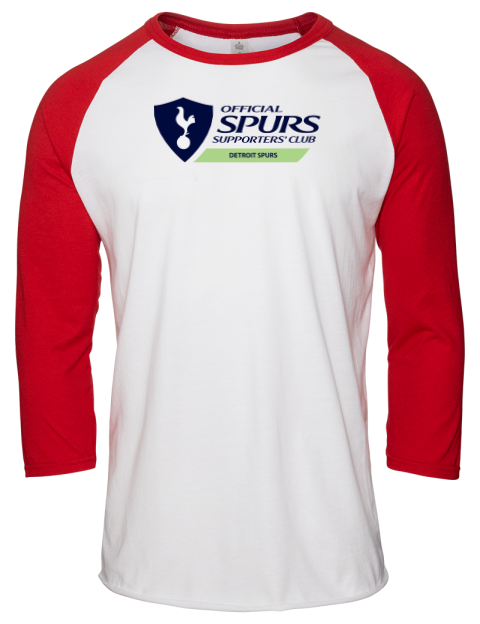 Official Detroit Spurs Unisex Premium Three-Quarter Raglan T-Shirt | Swagsta