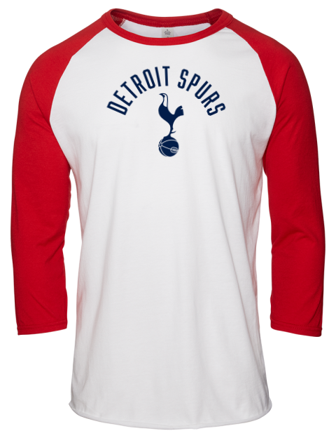 Classic Detroit Spurs Unisex Premium Three-Quarter Raglan T-Shirt | Swagsta