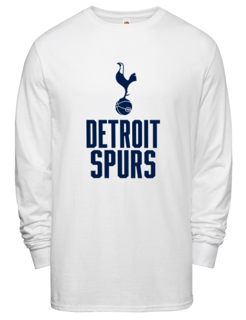 Stacked Detroit Spurs Men's Long-Sleeve T-Shirt | Swagsta