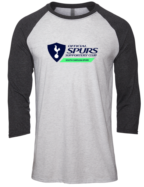 South Carolina Spurs Unisex Premium Three-Quarter Raglan T-Shirt