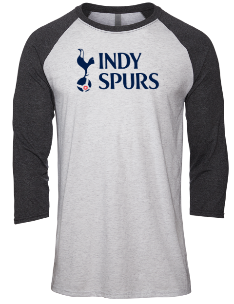 Chapter Design Indy Spurs Unisex Premium Three-Quarter Raglan T-Shirt | Swagsta