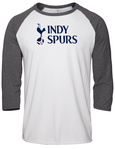 Chapter Design Indy Spurs Unisex Premium Three-Quarter Raglan T-Shirt | Swagsta