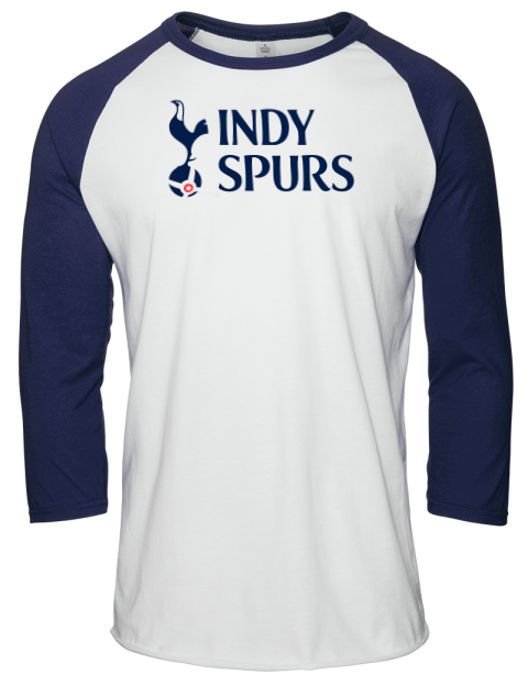 Chapter Design Indy Spurs Unisex Premium Three-Quarter Raglan T-Shirt | Swagsta
