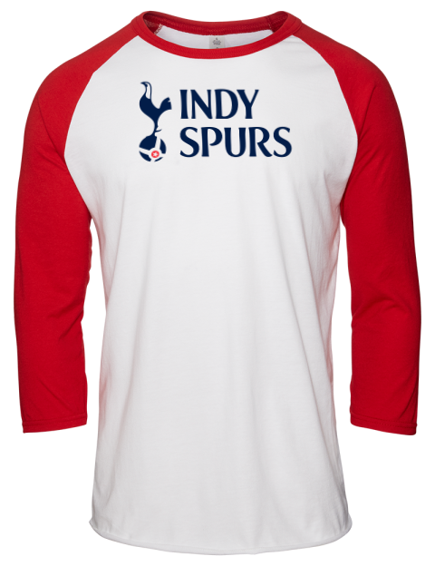Chapter Design Indy Spurs Unisex Premium Three-Quarter Raglan T-Shirt | Swagsta