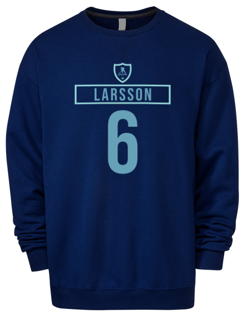 Away Jersey Adam Larsson Premium Unisex Crewneck Sweatshirt | Swagsta