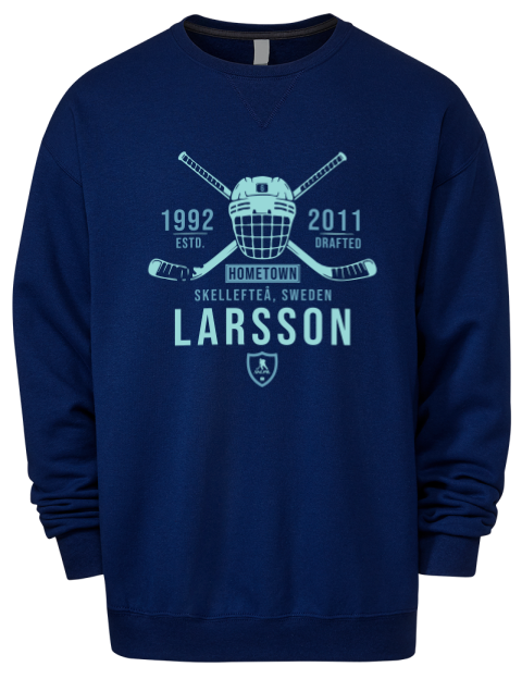 Heritage Adam Larsson Premium Unisex Crewneck Sweatshirt | Swagsta