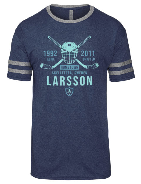 Heritage Adam Larsson Men's Tri-Blend T-Shirt | Swagsta