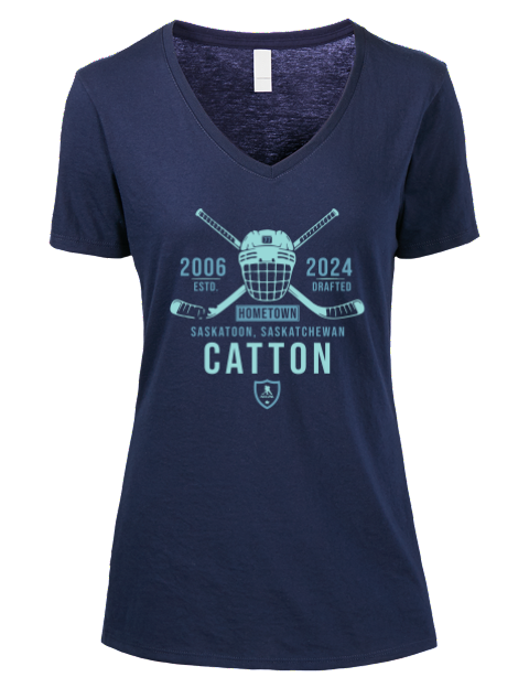Heritage Berkly Catton Premium Ladies V-Neck T-Shirt | Swagsta