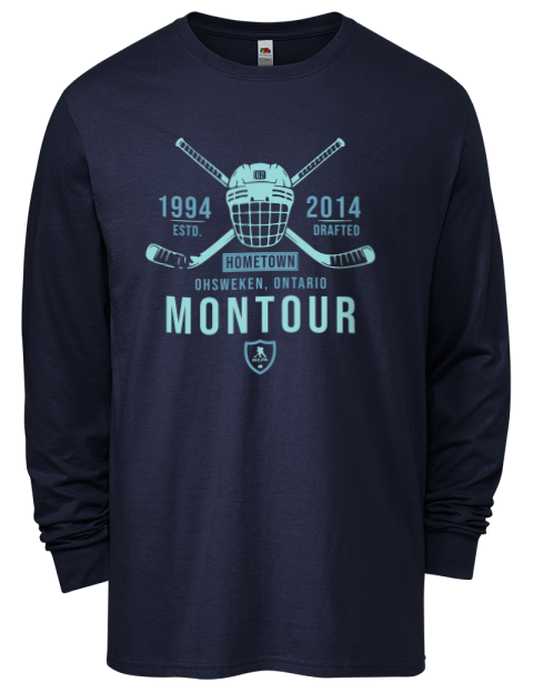 Heritage Brandon Montour Men's Long-Sleeve T-Shirt | Swagsta