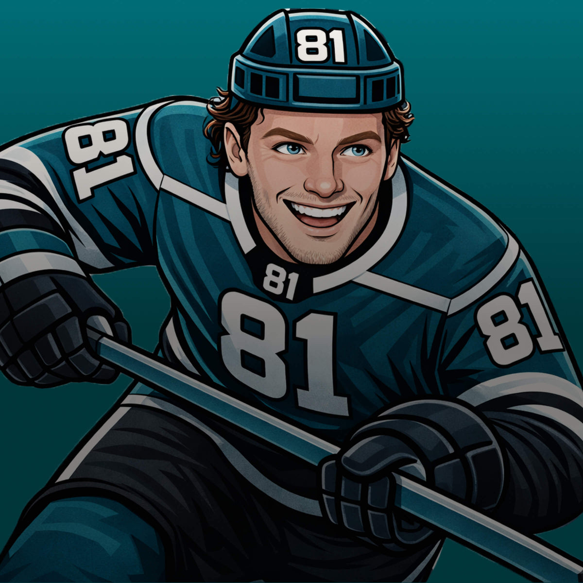Adam Gaudette #81 apparel