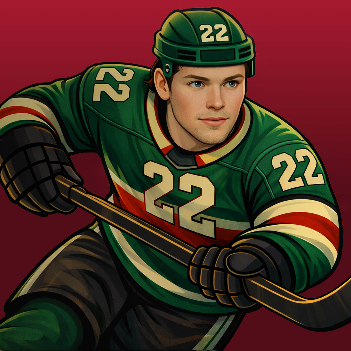Danila Yurov #22 apparel