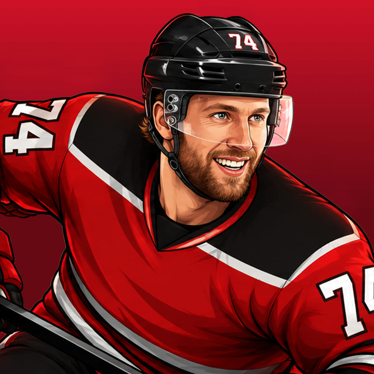 Jaccob Slavin #74 apparel