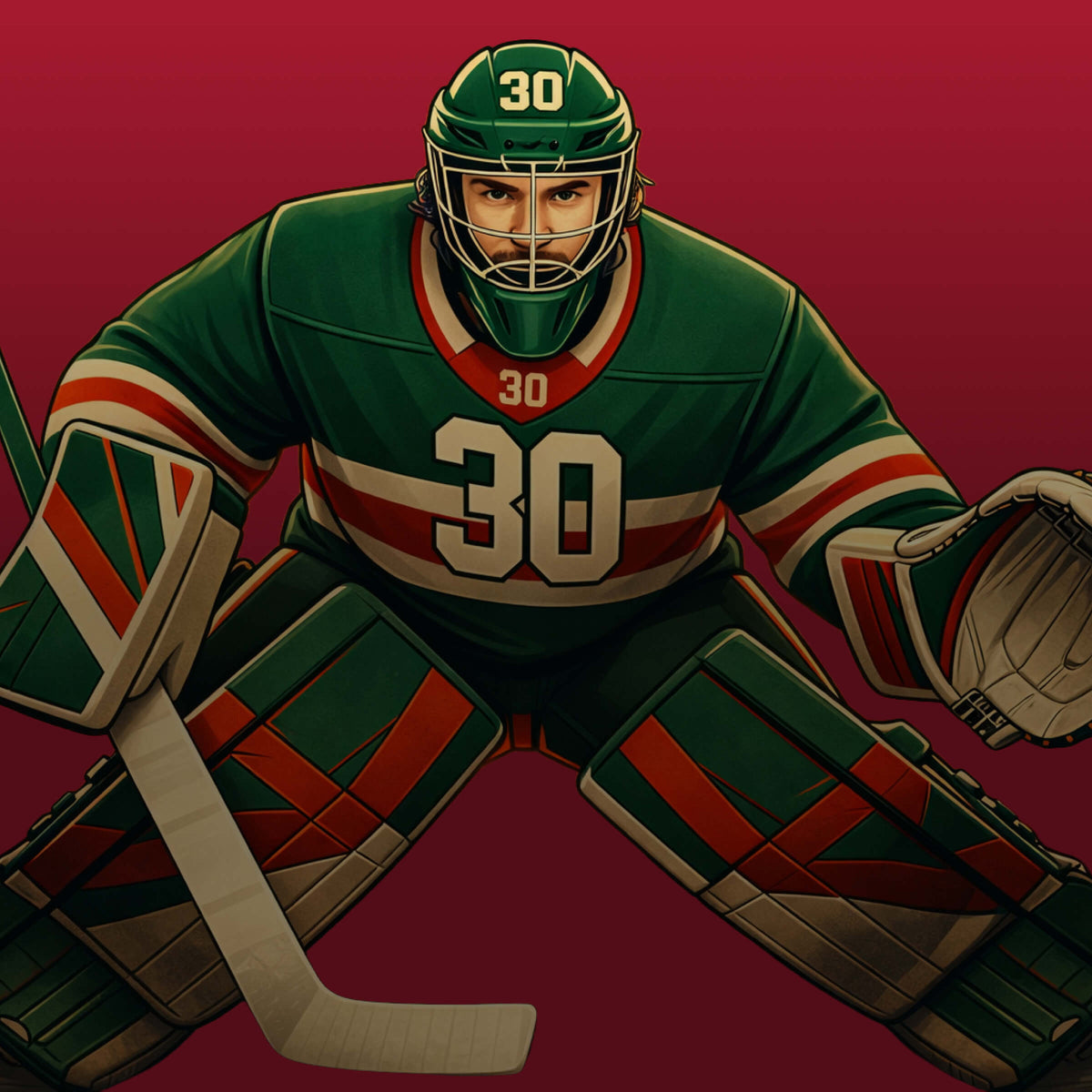 Jesper Wallstedt #30 apparel