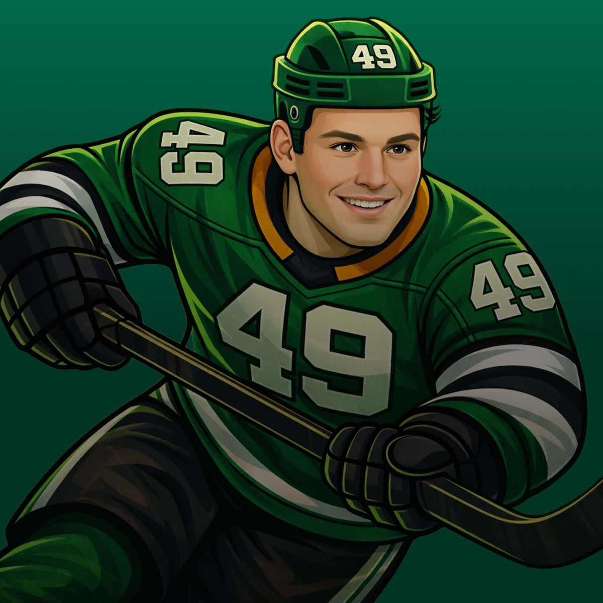 Justin Hryckowian #49 apparel