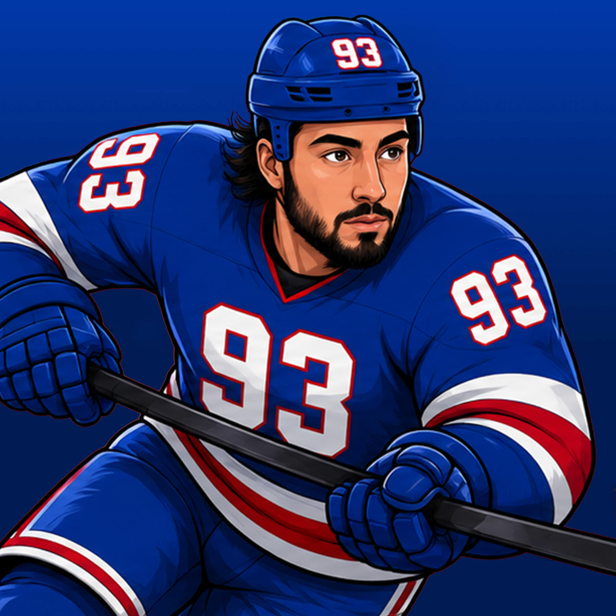 Mika Zibanejad #93 apparel