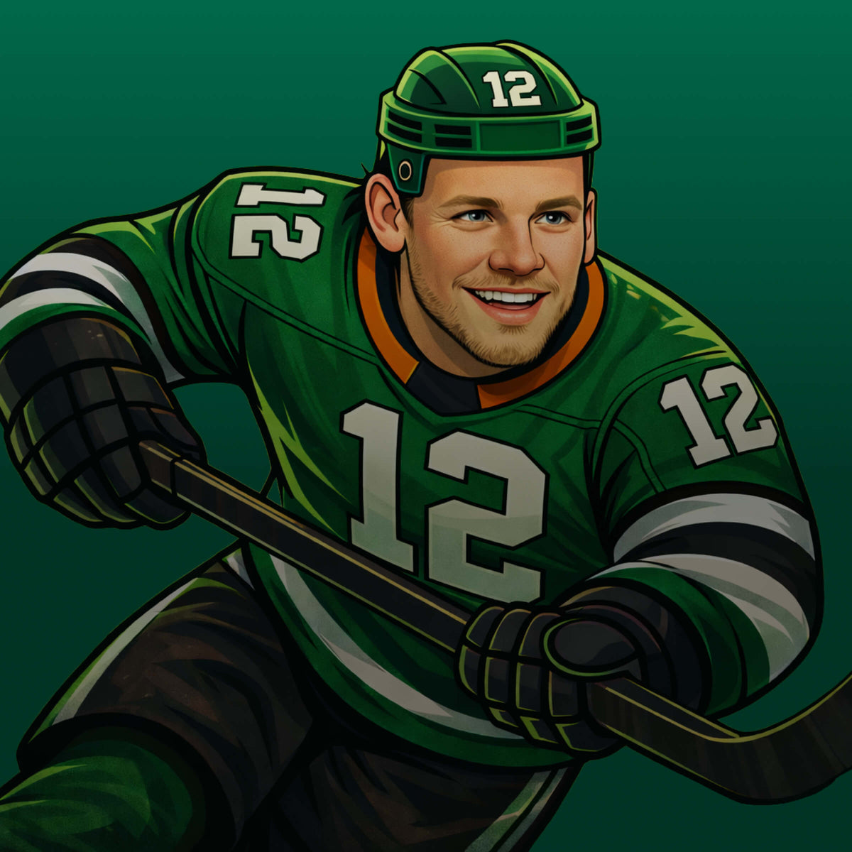 Radek Faksa #12 apparel