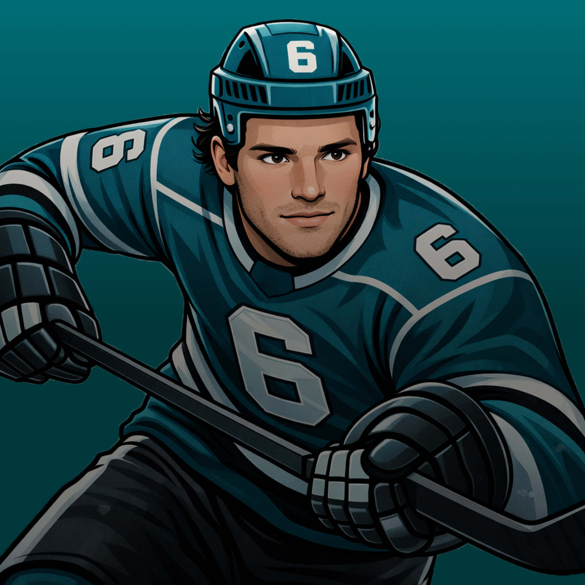 Sam Dickinson #6 apparel