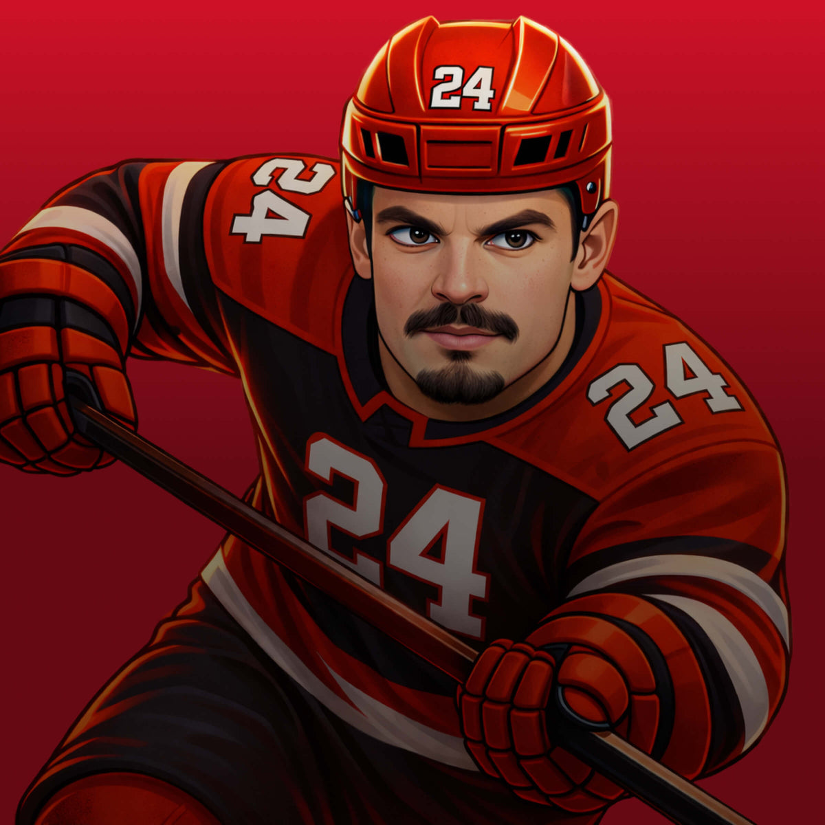 Seth Jarvis #24 apparel